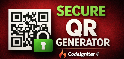 QR code generator project udemy course thumbnail